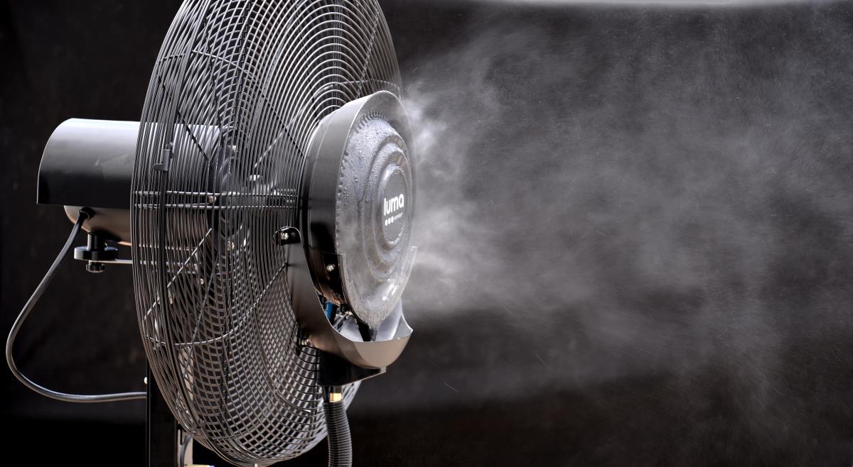 вентилатор с водна мъгла