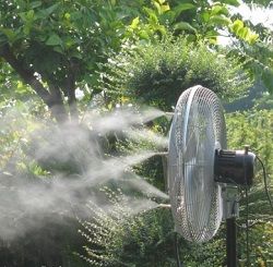5 предимства на вентилатора с водна мъгла пред климатика