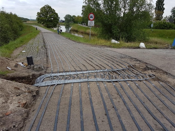 AHT road snow melting system