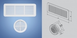 PVC ventilation grills HACO