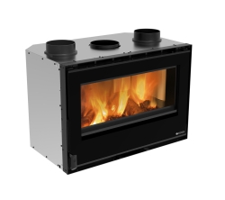 Burning Chamber Inserto 70 Ventilato with a Flat Glass - with Air Ducts