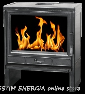 Cast iron fireplace on solid fuel Barun
