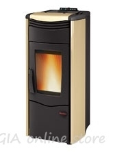 Fireplace pellets with air jacket  Dorina - 7,0 kW