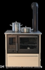 Готварска печка на твърдо гориво Plamen 850 Glas