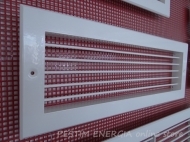 Aluminium ventilation grid 