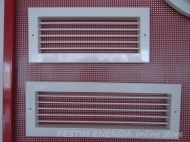 Aluminium ventilation grid 