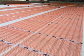 Infrared floor heating AHT