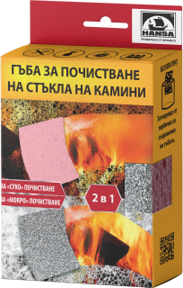 Stove glass cleaning sponge