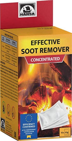 Effective soot remover, on packs