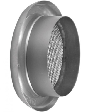 PVC ventilation grills with mesh against insects, closing - circle HACO