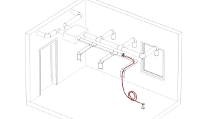 Ротационен комплект за почистване на комин TORNADO COBRA 6m