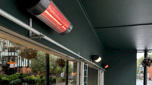 Infrared patio heater HLW15B 1500W, IP55